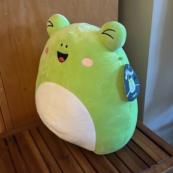 *CROSS LIST* NWT 12” Select Series Wyatt the Frog Squishmallows rare collectible - Picture 2 of 7